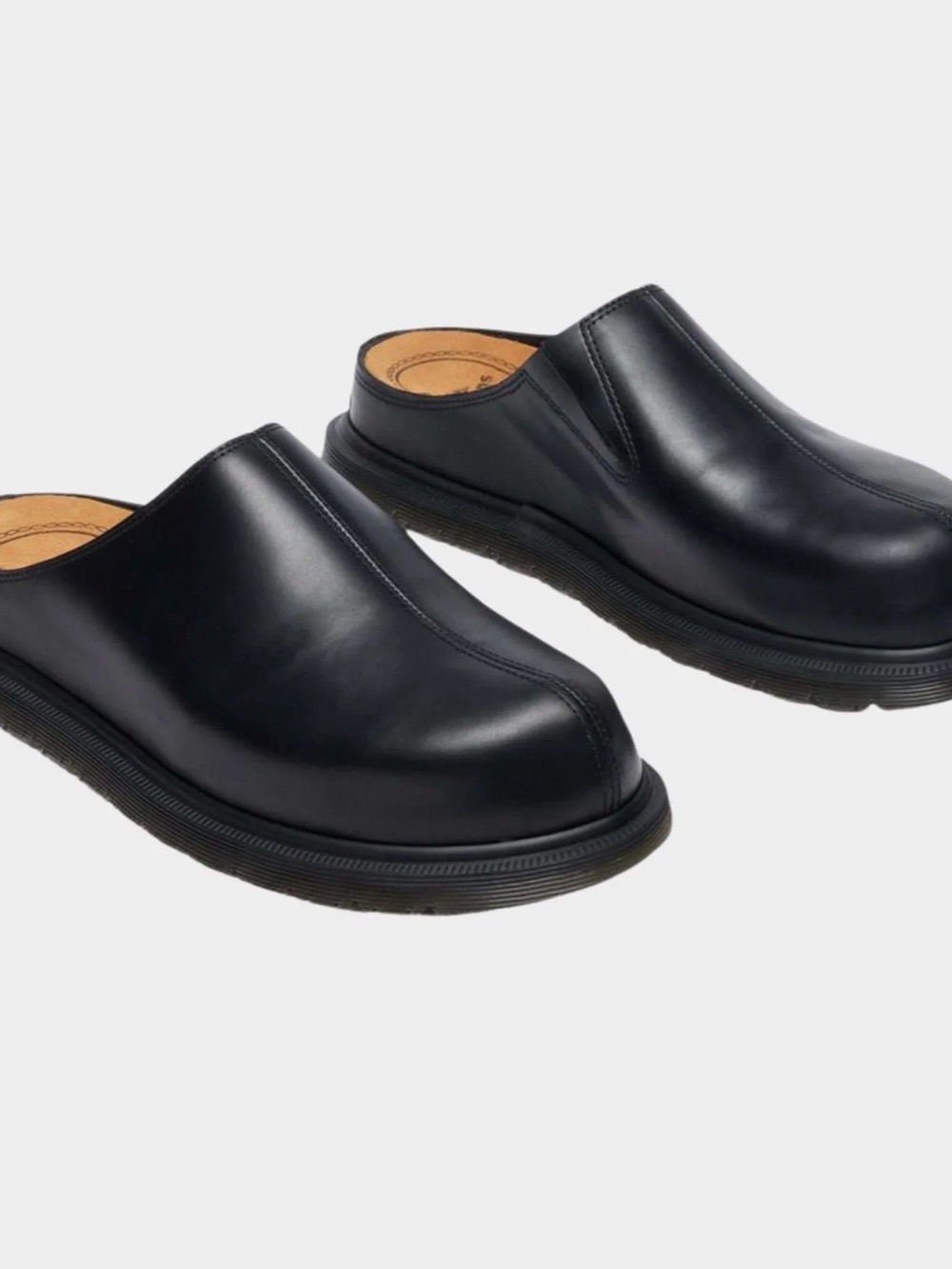 Dr. Martens Jorge II Black Leather Buckle Mule Clogs Men's 11 Women's 12 EU 45